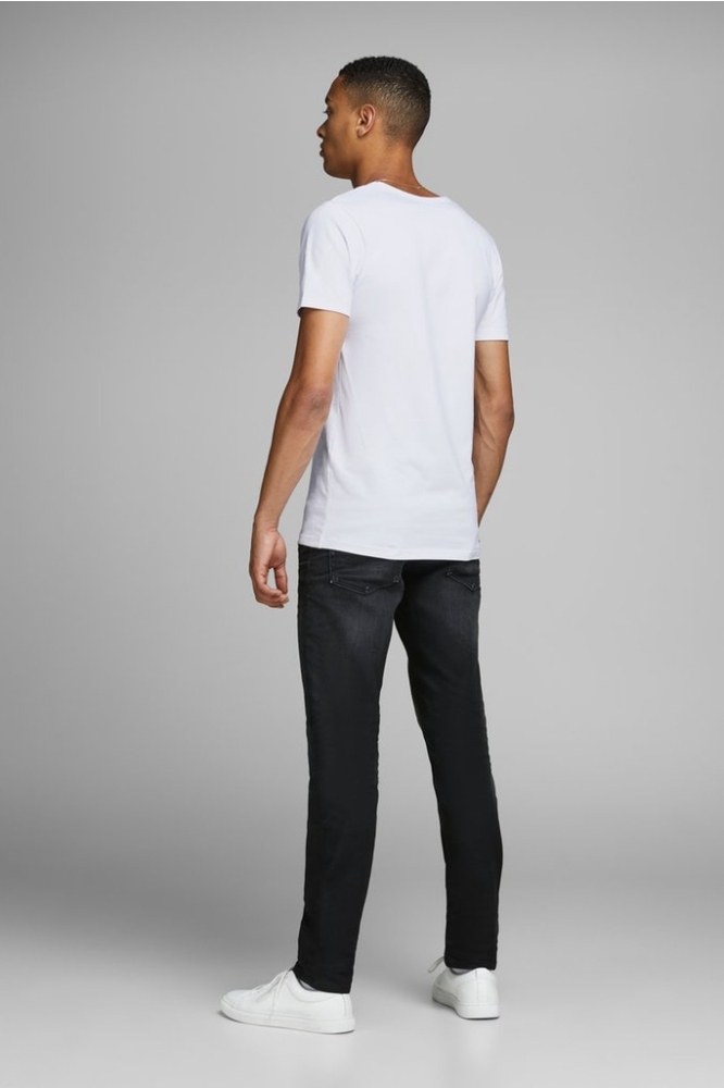 BASIC V-NECK TEE S/S NOOS 12059219 White